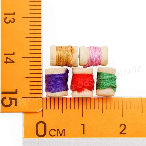 Odoria 1/12 Miniature التخزين المؤقت للخيط 15pcs ملحقات الديكور دمية in Kuwait