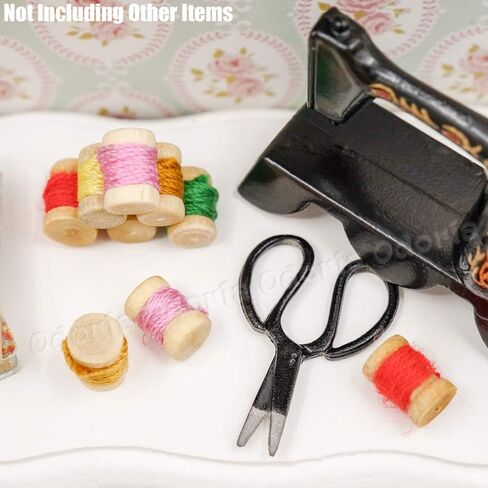 Odoria 1/12 Miniature التخزين المؤقت للخيط 15pcs ملحقات الديكور دمية in Kuwait