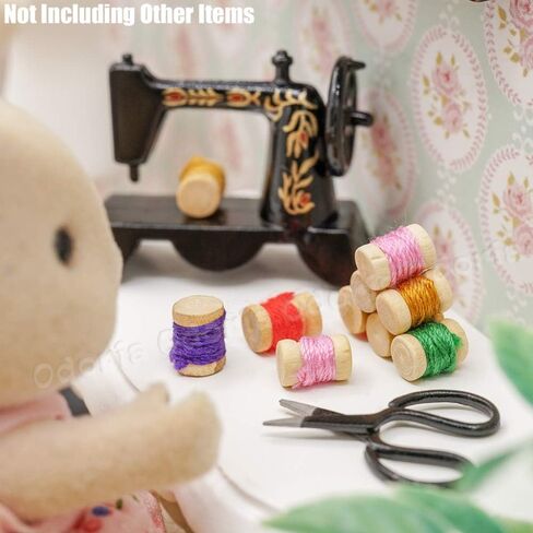 Odoria 1/12 Miniature التخزين المؤقت للخيط 15pcs ملحقات الديكور دمية in Kuwait