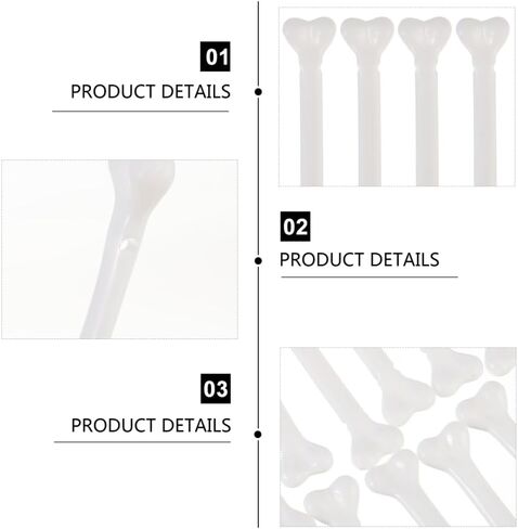 Garneck 36pcs واقعية مصغرة الهيكل العظمي الزخرفة 2.9 بوصة من البلاستيك نموذج العظام الصغيرة للحرف اليدوية الهيكل العظمي الجمجمة المزيفة ل DIY Doll House Halloween Party Decoration in Saudi Arabia