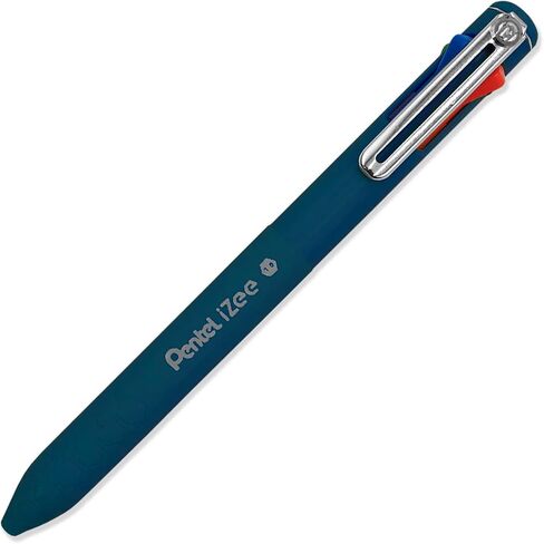 Pentel BXC470-DC Izee 4-Color Point Pen-اختيار الألوان (أسود/أحمر/أزرق/أخضر) عبر دافعات جانبية بلون الحبر ، عرض خط 0.5 مم ، قابلة لإعادة الملء ، حزمة 1 in Saudi Arabia