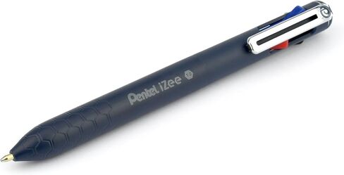 Pentel BXC470-DC Izee 4-Color Point Pen-اختيار الألوان (أسود/أحمر/أزرق/أخضر) عبر دافعات جانبية بلون الحبر ، عرض خط 0.5 مم ، قابلة لإعادة الملء ، حزمة 1 in Saudi Arabia