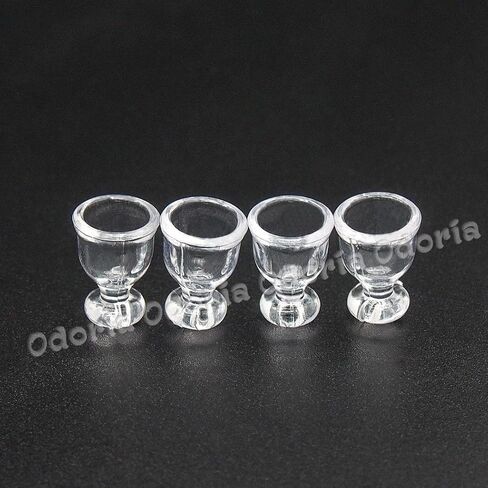 Odoria 1/12 مصغرة أكواب نبيذ فارغة 4pcs إكسسوارات الديكور ، أ in Saudi Arabia