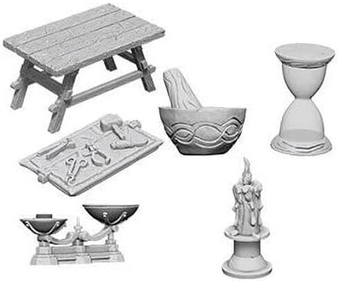 Wizkids Deep Cuts Miniatures Terrain: Wave 5: Workbench & Tools in Saudi Arabia