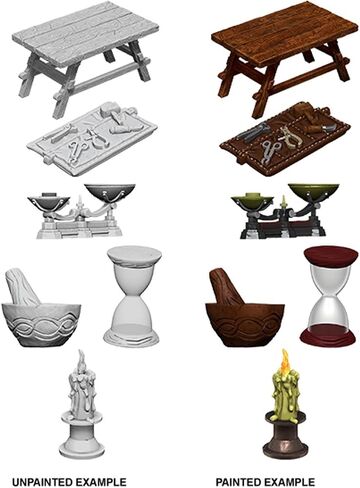 Wizkids Deep Cuts Miniatures Terrain: Wave 5: Workbench & Tools in Saudi Arabia