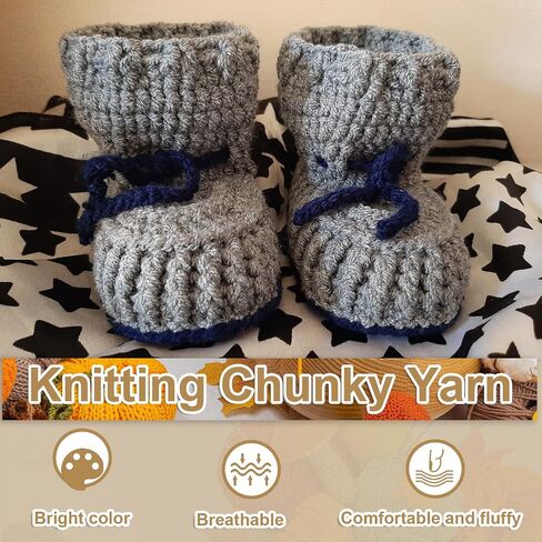MECCANIXITY Velvet Chenille Yarn Bulky Fluffy Chunky Yarn for Crochet Soft Chenille Blanket for Hand Knitting Crocheting (Sky Blue, 87.5 Yards/80m) in Saudi Arabia