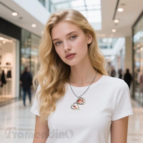 Framendino ، 10 حزمة هارت صورة إطار سحر المدجرة معلقات ديي الفولاذ المقاوم للصدأ لصنع المجوهرات in Saudi Arabia