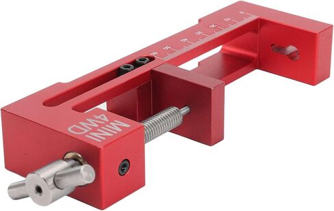 ألومنيوم سبيكة إطارات إطارات إطارات العجلة إطارات أجهزة الحمل ل RC MINI 4 عجلة سباق أجزاء DIY CAR (RED) in Saudi Arabia