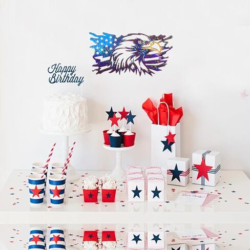 Holographic American Flag Resin Mold, Wall Hanging Epoxy Mold, Large Wall Art Silicone Mold for Epoxy Resin, for DIY Home Decor,Handicrafts (Style 1) in Kuwait