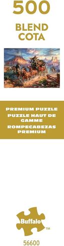 Buffalo Games - Gold - Blend Cota - Wild Wild West - 500 قطعة بانورامزو للألغاز للبالغين - تحدي اللغز المثالي لليالي اللعبة in Saudi Arabia
