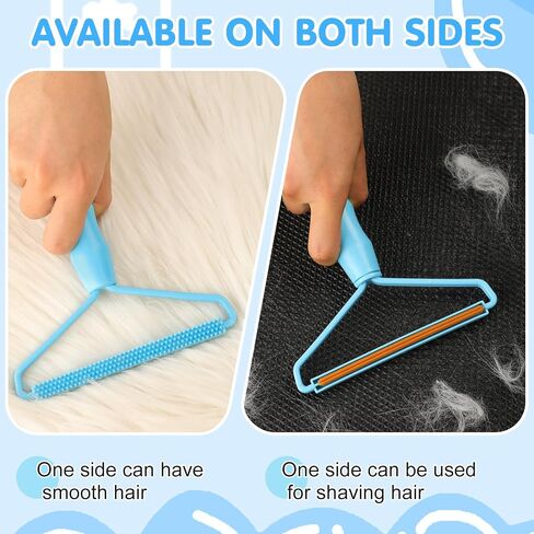 Honeydak 3 Pieces Hair Remover Tool Dog Hair Remover Pro Silicone Cleaner Brush Roller Fuzz Hairball Brush for Carpet Rake, Car Mat, Couch, Pet Bed, Clothes in Saudi Arabia