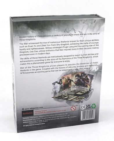 War of The Three Kingdoms sanguosha - Standard Edition Strategy Games Card Board Games for Adults Warlord Game, Chinese History, 2 to10 Players (Standard Edition) in Saudi Arabia