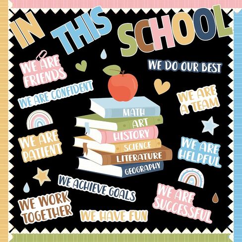 Blue Boho Bultin Bulletin Board Lovel Wessions مرة أخرى إلى School Lexplation Station Decoritations مجموعة بوهيميان في هذه القطع الورقية المدرسية لمستلزمات باب الجدار في المنزل الابتدائي in Saudi Arabia