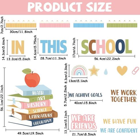 Blue Boho Bultin Bulletin Board Lovel Wessions مرة أخرى إلى School Lexplation Station Decoritations مجموعة بوهيميان في هذه القطع الورقية المدرسية لمستلزمات باب الجدار في المنزل الابتدائي in Saudi Arabia