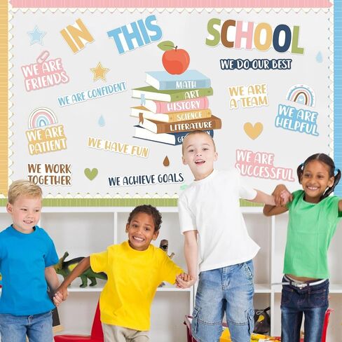 Blue Boho Bultin Bulletin Board Lovel Wessions مرة أخرى إلى School Lexplation Station Decoritations مجموعة بوهيميان في هذه القطع الورقية المدرسية لمستلزمات باب الجدار في المنزل الابتدائي in Saudi Arabia