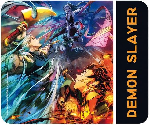 Abystyle Demon Slayer S2 Key Art Mousepad 9.25 "× 7.7" السرعة الدقيقة والاستمتاع بقاعدة المطاط غير المنقولة إلى المكاتب المكتبية مانجا. in Saudi Arabia