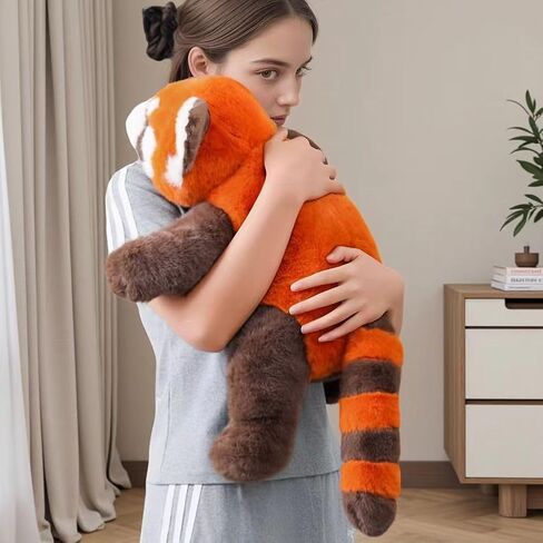 Ytterbium Cute Red Panda Plush - Huggy Soft Stuffed Animal, Perfect Sleep Doll for Kids and Gifts (25.5inches) in Saudi Arabia