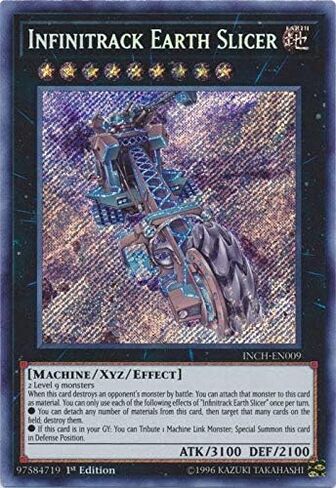 Yu-Gi-Oh! - Infinitrack Earth Slicer - INCH-EN009 - Secret Rare - 1st Edition - Infinity Chasers in Saudi Arabia