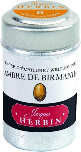 J. Herbin Fountain Pen Ink - 30 ml Bottled - Ambre de Birmanie in Saudi Arabia