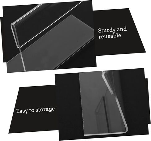 8pcs علامات الاشتراك Acrylic Sign Signals Menuth Menusts Stands for Office Office Price Price Holders Acrylic Tharks for Renus in Saudi Arabia