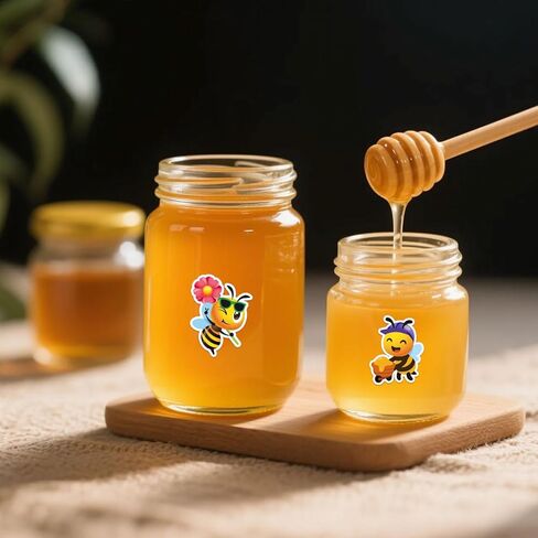 ملصقات 500pcs عسل النحل ، لفات حيوانات نحلة نحلة لمكافأة الأطفال لمكافأة دفتر المحمول. in Kuwait