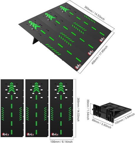 RC Car Ramp Jumping Takeoff Obstacle for 1/12 1/14 1/16 1/18 1/24 Scale Car in Saudi Arabia