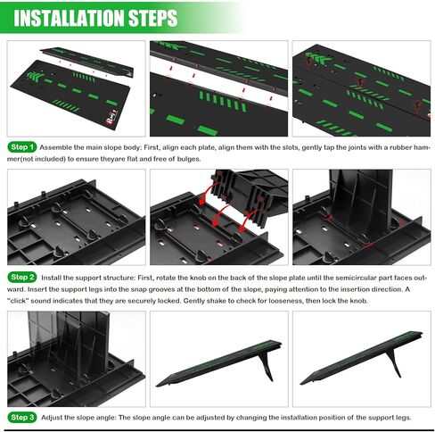 RC Car Ramp Jumping Takeoff Obstacle for 1/12 1/14 1/16 1/18 1/24 Scale Car in Saudi Arabia