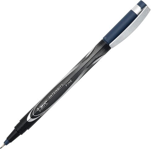 BIC Intensity Fineliner Marker Pen, Fine Point (0.5mm), Red Marker, Clean & Crisp Writing, 12-Count in Saudi Arabia