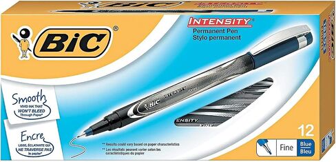 BIC Intensity Fineliner Marker Pen, Fine Point (0.5mm), Red Marker, Clean & Crisp Writing, 12-Count in Saudi Arabia