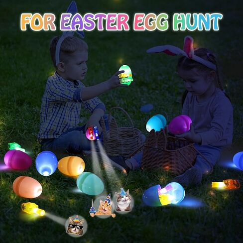 48PCS Finger Lights, Cat Birthday Theme Party Favors Decorations, Glow in the Dark Finger Flashlights Bulk for Kids, Light Up Toys for Back to School Classroom Prizes Goodie Bags Trick or Treating in Kuwait