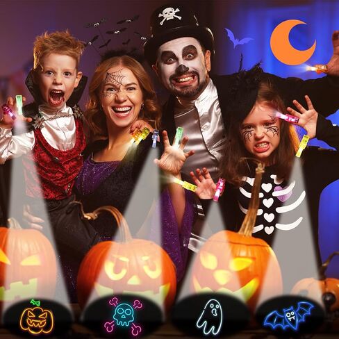 48PCS Finger Lights, Cat Birthday Theme Party Favors Decorations, Glow in the Dark Finger Flashlights Bulk for Kids, Light Up Toys for Back to School Classroom Prizes Goodie Bags Trick or Treating in Kuwait