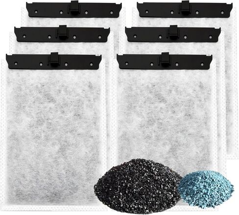 حوض 12 حزمة خراطيش مرشح متوسطة مع زيوليت ، متوافق مع مرشحات الهمس 10i ، iq10 ، pf10 فلاتر الطاقة in Kuwait