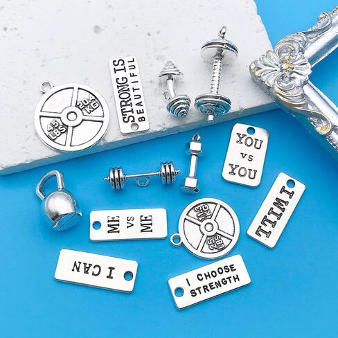 Youdiyla 60pcs Alloy Silver Baseball Series Pendant Jewelry Making DIY Keychain Earrings Pendant Various Design Charms for Jewelry Making Bracelets Necklace (SN245) in Saudi Arabia