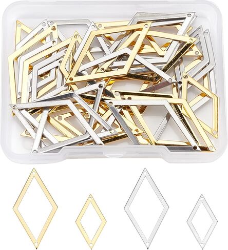 Superfindings 40pcs 2 أحجام رابط Ronbus Charms 2 Colour in Saudi Arabia