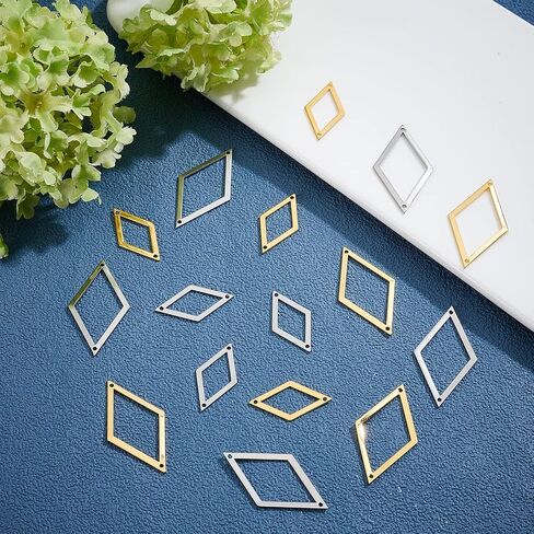 Superfindings 40pcs 2 أحجام رابط Ronbus Charms 2 Colour in Saudi Arabia