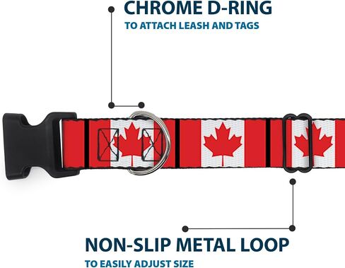 مشبك PC-W30367-WL Canada Flags Clips Clip Clip ، واسعة كبيرة/18-32 " in Saudi Arabia