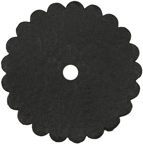 Western Horse Saddle Rosettes Full Grain Leather Conchos w/Hole Black 1-3/4" in Saudi Arabia