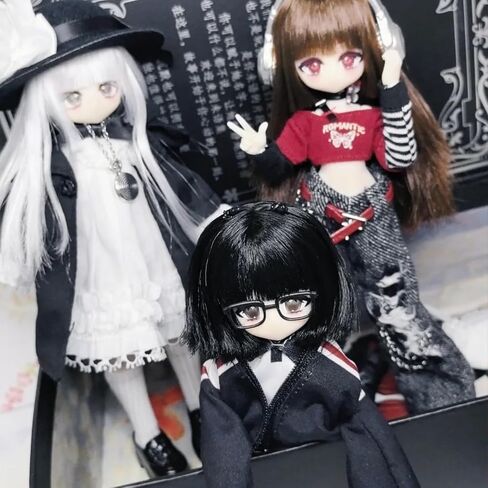 1/12 BJD Dolls Blind Box ، Kawaii MJD BJD Dolls High School Campus Series 1/12 Ball Instonced Doll Action Form in Kuwait