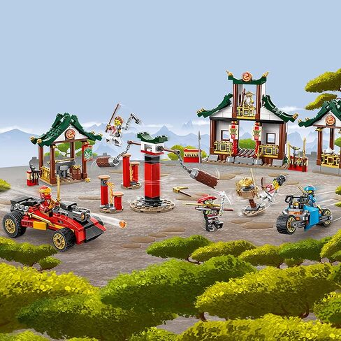 Lego Ninjago Creative Ninja Brick Box 71787 ، Toy Storage ، Bricks to Build Dojo ، Ninja Car ، Motordike ، 6 Minifigures and More ، Toys for Kids 5 Plus in Saudi Arabia