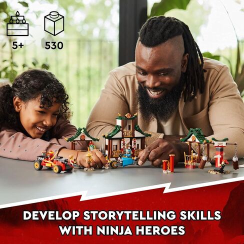 Lego Ninjago Creative Ninja Brick Box 71787 ، Toy Storage ، Bricks to Build Dojo ، Ninja Car ، Motordike ، 6 Minifigures and More ، Toys for Kids 5 Plus in Saudi Arabia