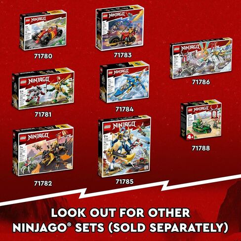 Lego Ninjago Creative Ninja Brick Box 71787 ، Toy Storage ، Bricks to Build Dojo ، Ninja Car ، Motordike ، 6 Minifigures and More ، Toys for Kids 5 Plus in Saudi Arabia