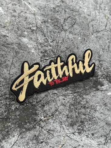 Siam Accs Rugby Fans San Francisco Team Faith For the Bay Patch Embroidery American Football Iron on Sew On على ظهر الظهر جينز دراجة نارية على القبعات المخصصة للأكياس التكتيكية in Saudi Arabia