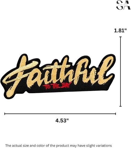 Siam Accs Rugby Fans San Francisco Team Faith For the Bay Patch Embroidery American Football Iron on Sew On على ظهر الظهر جينز دراجة نارية على القبعات المخصصة للأكياس التكتيكية in Saudi Arabia