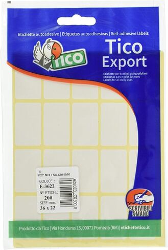 TICO Sheets with Adhesive Tag - White (Pack of 10) in Saudi Arabia