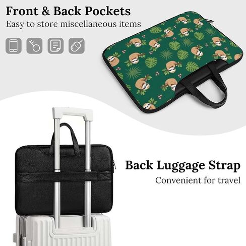 Messenger Shoulder Bag for Unisex with Adjustable Strap, Laptop Case Easy to Clean in Kuwait