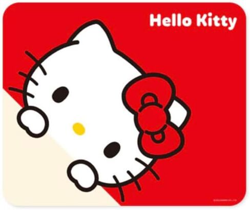 Kitty & Friends 'Peek-A-Boo-Mouse Mouse Pad-مرخص رسميًا (Cinnamorollble) in Kuwait