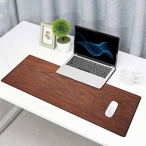 Large Extended Gaming Mouse Pad with Stitched Edges, Non-Slip Rubber Base Mouse Pad for Office, Computer, Keyboard, Laptop and Home Desk Pad 35.4 x 15.7 Inch Floral Pattern in Kuwait