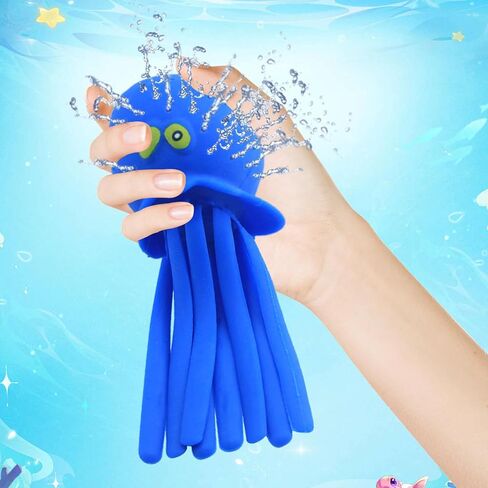 Octopus Water Balls,Sensory Octopus Water Bomb Splash Balls,12 Pack Pool Toys for Kids Swimming Pool Floating Swim Toys, Birthday Party Favors in Kuwait