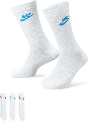 Nike Sportswear Everyday Essential Crew Socks (3 Pairs) Adult DX5, Size L in Saudi Arabia