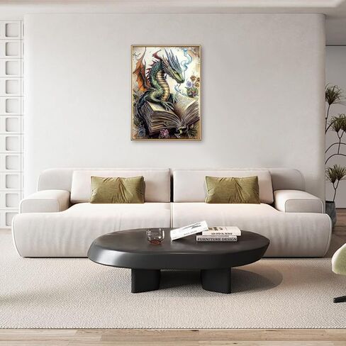 Zendiyo Fairy 5D Diamond Painting Kits للبالغين ، وأطقم فن الماس المصنوعة من الزجاج الماس للبالغين للمبتدئين ، DIY Diy Drill Diamonds Dots Gem Art Paints for Home Wall Decor in Kuwait